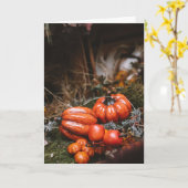 Spooky Halloween Karte (Gelbe Blume)