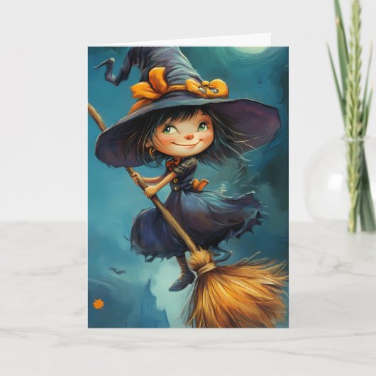 Spooky Halloween Karte (Vorderseite)