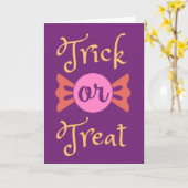 Spooky Halloween Karte (Gelbe Blume)