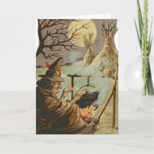 Spooky Halloween Karte (Vorderseite)