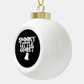 Spooky Halloween Keramik Kugel-Ornament (Rechts)