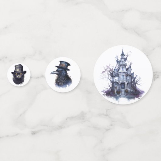 Spooky Halloween Konfetti (Rückseiten)