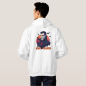 Spooky Halloween-Kostüm Hoodie (Schwarz voll)