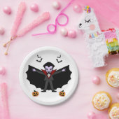 Spooky Halloween Kostüm Party Dracula Vampire Pappteller (Party)