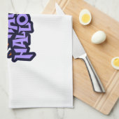 Spooky Halloween Küchentuch (Viertel Falte)