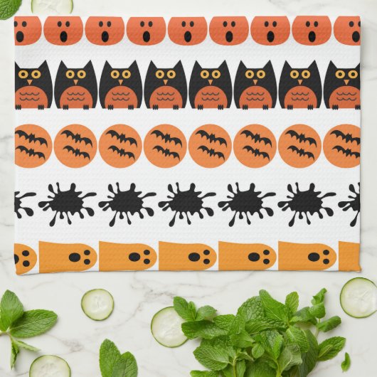 Spooky Halloween Küchentücher (Gefaltet)