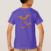 Spooky Halloween Kürbislaterne Name T-Shirt (Rückseite)