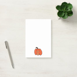 Spooky Halloween-Kürbislaterne Post-it Klebezettel