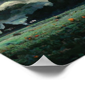 Spooky Halloween Landscapes Poster (Ecke)