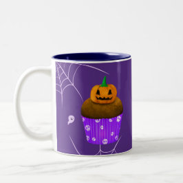 Spooky Halloween Leckereien Ghost und Pumpkin Cupc Zweifarbige Tasse