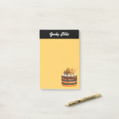 Spooky Halloween-Leckereien Post-it Klebezettel (Auf Schreibtisch)