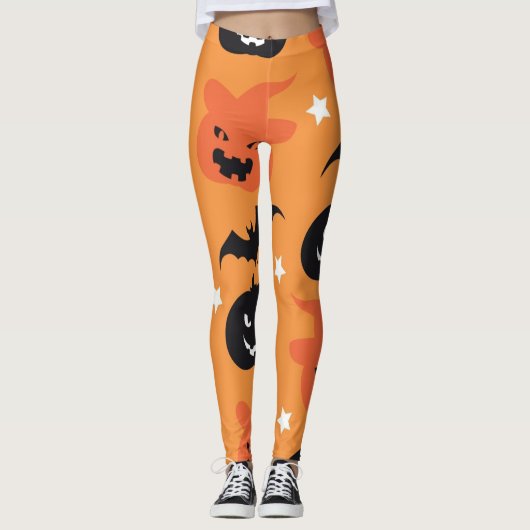 Spooky Halloween Leggings (Vorderseite)