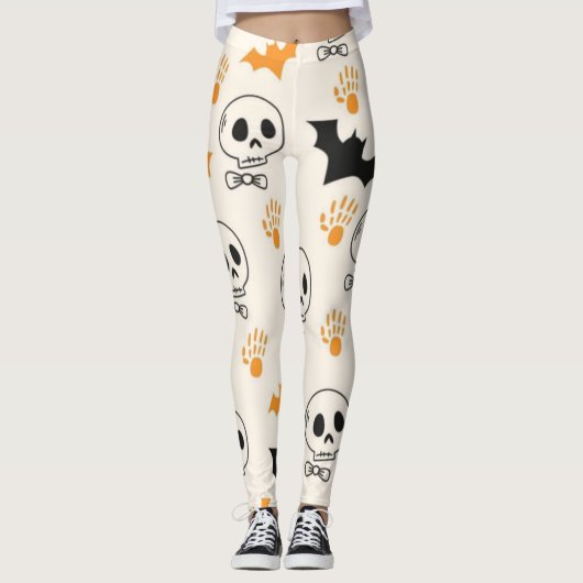 Spooky Halloween Leggings (Vorderseite)