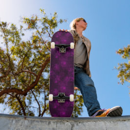 Spooky Halloween lila Spinnen Skateboard