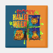 Spooky Halloween Magnet (Vorne)