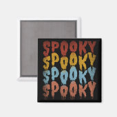 SPOOKY HALLOWEEN MAGNET (Vorderseite/Rückseite)