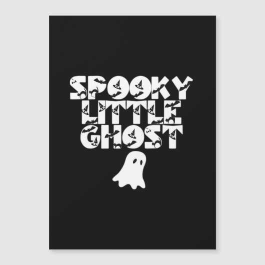 Spooky Halloween Magnetkarte (Vorderseite)