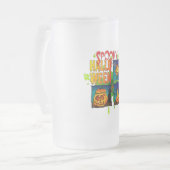 Spooky Halloween Mattglas Bierglas (Vorderseite Links)