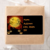 Spooky Halloween Moon, Pumpkin und Fledermäuse Lab (Insitu)