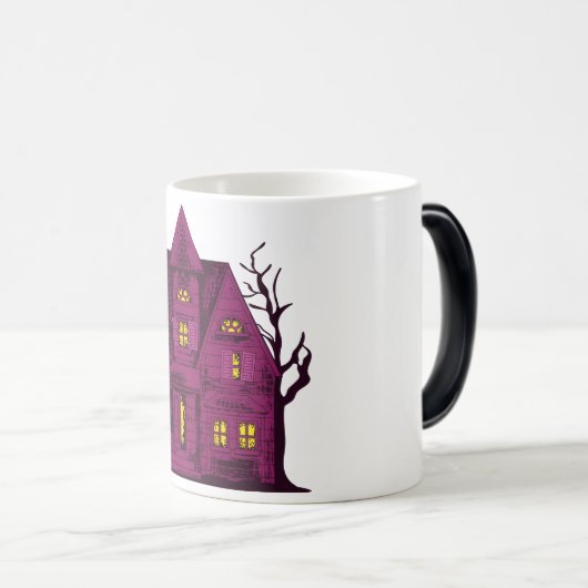Spooky Halloween Morphing Tasse (VorderseiteRechts)