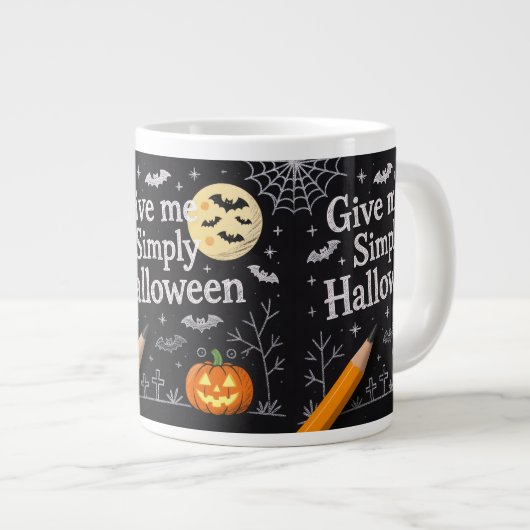 Spooky Halloween Mug Jumbo-Tasse (Vorderseite Rechts)