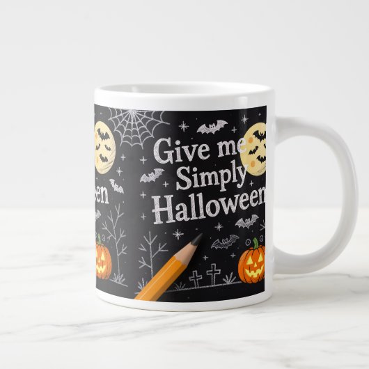 Spooky Halloween Mug Jumbo-Tasse (Rechts)