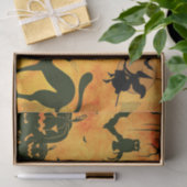Spooky Halloween-Musterdekoupage Seidenpapier (Geschenk)