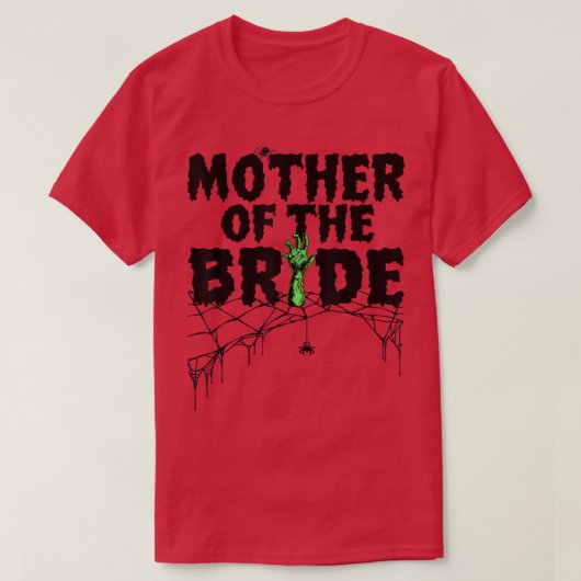 Spooky Halloween Mutter des Bride-Brautparty T-Shirt (Design vorne)