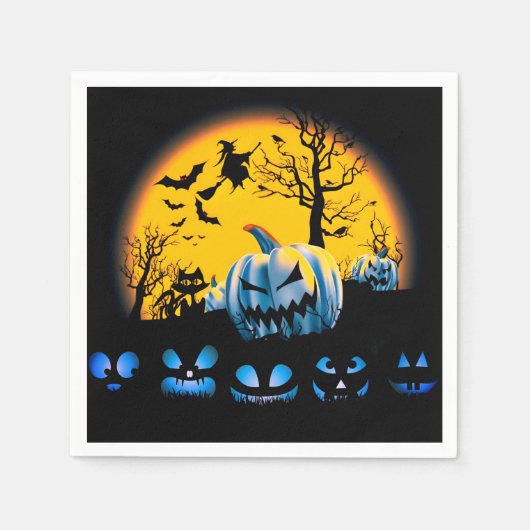 Spooky Halloween Napkins Serviette (Vorderseite)