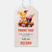 Spooky Halloween Niedlich Ghost Geburtstagsgeschen Geschenkanhänger (Rückseite)