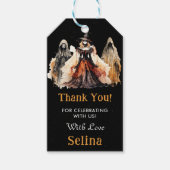 Spooky Halloween Niedlich Ghost Geburtstagsparty Geschenkanhänger (Vorderseite)