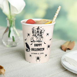 Spooky Halloween Niedlich Ghost Geburtstagsparty Pappbecher