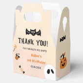 Spooky Halloween Niedlich Ghost Gefälligkeitsboxen Geschenkschachtel (Geöffnet)