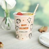 Spooky Halloween Niedlich Ghost Pappbecher