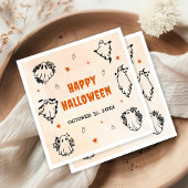 Spooky Halloween Niedlich Ghost Serviette
