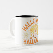 Spooky Halloween Night | Frohe Halloween Zweifarbige Tasse (Vorderseite Links)