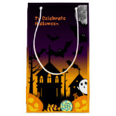 Spooky Halloween Night Gift Bag Kleine Geschenktüte (Vorderseite)