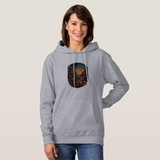 Spooky Halloween Night Hoodie (Vorne ganz)