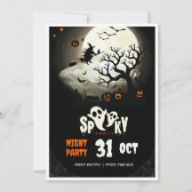 Spooky Halloween Night Party Flyer