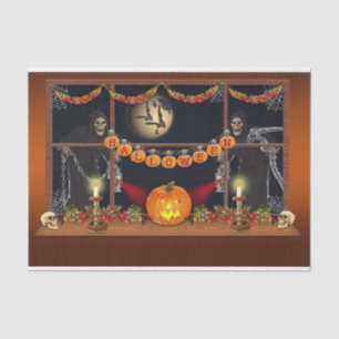 Spooky Halloween Night Seidenpapier