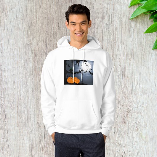 Spooky Halloween Night Szene Hoodie