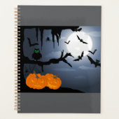 Spooky Halloween Night Szene Planer (Vorderseite)