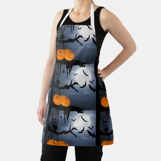 Spooky Halloween Night Szene Schürze (InSitu)
