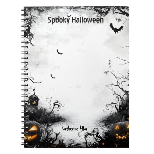 Spooky Halloween Notizblock (Vorderseite)
