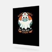 Spooky Halloween Nurse Funny Ghost Kostüm Boo Boo Acrylschild (Winkel)