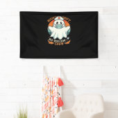 Spooky Halloween Nurse Funny Ghost Kostüm Boo Boo Banner (Insitu)