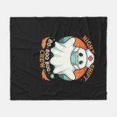 Spooky Halloween Nurse Funny Ghost Kostüm Boo Boo Fleecedecke (Vorderseite (Horizontal))