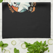 Spooky Halloween Nurse Funny Ghost Kostüm Boo Boo Geschirrtuch (Gefaltet)