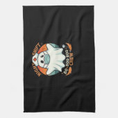 Spooky Halloween Nurse Funny Ghost Kostüm Boo Boo Geschirrtuch (Vertikal)
