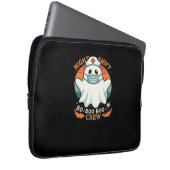 Spooky Halloween Nurse Funny Ghost Kostüm Boo Boo Laptopschutzhülle (Vorne Rechts)